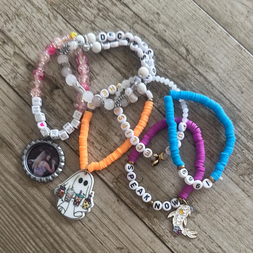 Colorful Beaded Taylor Swift Bracelets Set